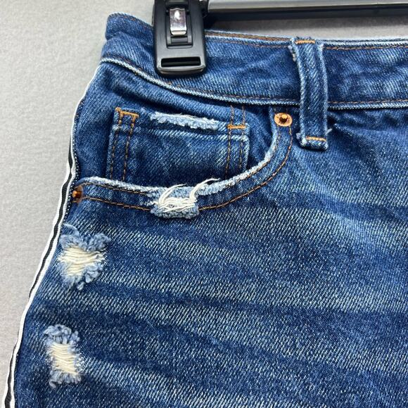 Abercrombie & Fitch Zoe Natural Rise Vintage A-Line Skirt Size 4/27 Normcore - Picture 2 of 11